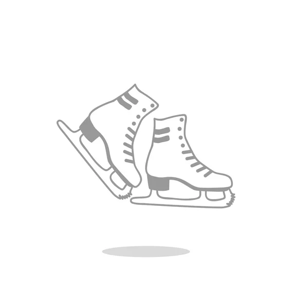 Skates Web-Ikone — Stockvektor
