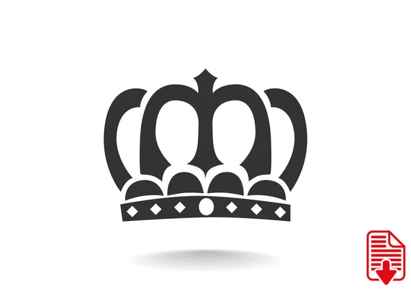 Crown web icon — Stock Vector