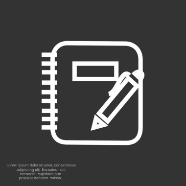 Not defteri üzerine kalem