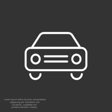 basit araç simgesini