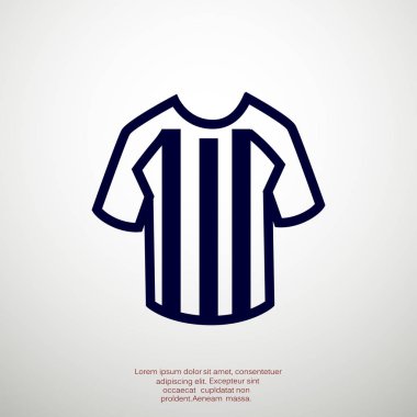 Futbol T gömlek web simgesi