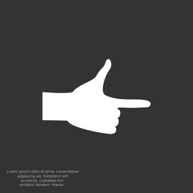 işaret parmağı web simgesi
