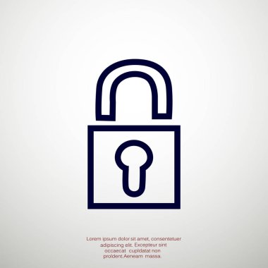 kapalı kilit simgesi