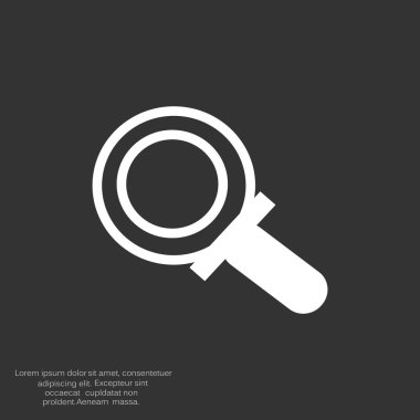 Basit büyüteç simgesini