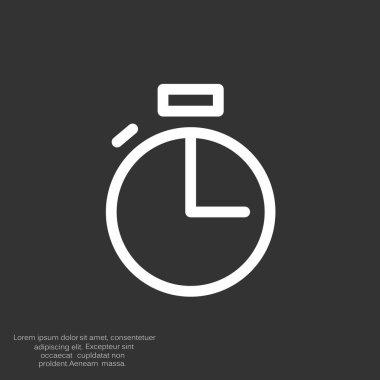 Basit kronometre web simgesi