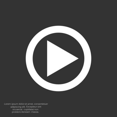 düğme web simgesi oynamak