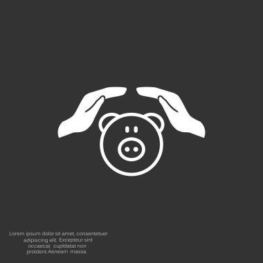 El simgesi ile Piggy banka