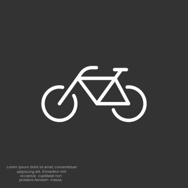Basit Bisiklet satırı simgesi