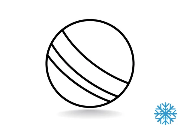 Strandbal web pictogram — Stockvector