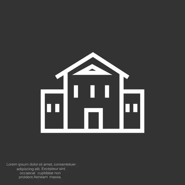 Ikony www Schoolhouse — Wektor stockowy
