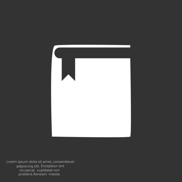 Libro cerrado icono web — Archivo Imágenes Vectoriales