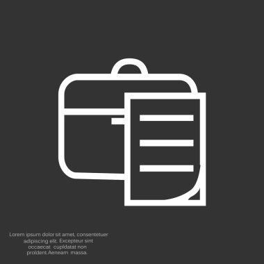 Basit Evrak Çantası'nı web simgesi