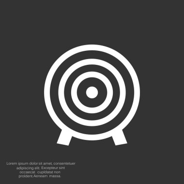 Yuvarlak hedef web simgesi