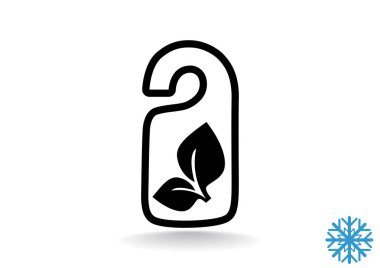 Eko etiket simge asılı