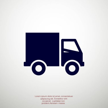 Basit kamyon web simgesi