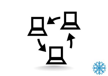 Bilgi değişimi simgesi