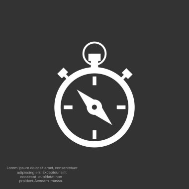 Basit kronometre web simgesi