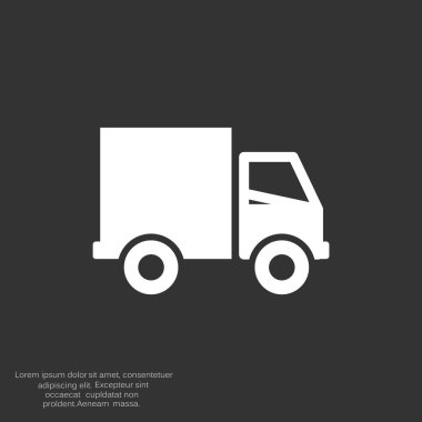 Basit kamyon web simgesi