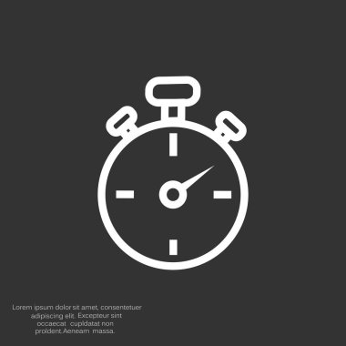 Basit kronometre web simgesi