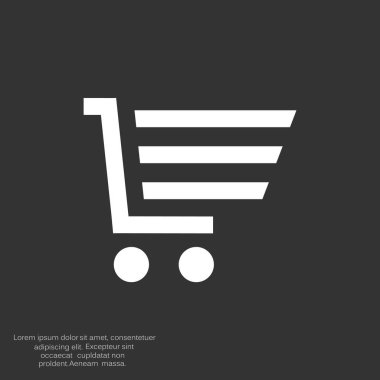 alışveriş sepeti web simgesi