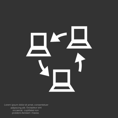 Bilgi değişimi simgesi