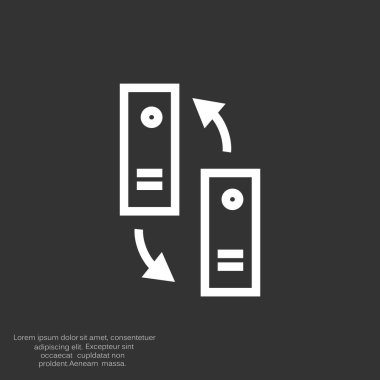 Bilgi değişimi simgesi