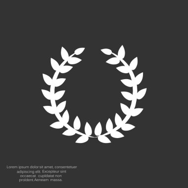 Kazanan çelenk simgesi