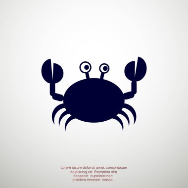 Doodle Yengeç web simgesi
