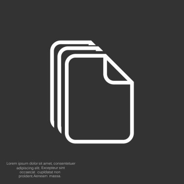 Dosyaları veya belgeleri web simgesi