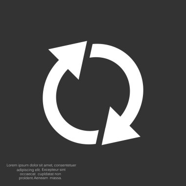 döndürme oklarını bir daire içinde 