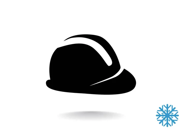 Icono de sombrero duro — Vector de stock