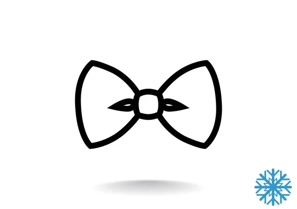 Краватка метелик web значок — стоковий вектор