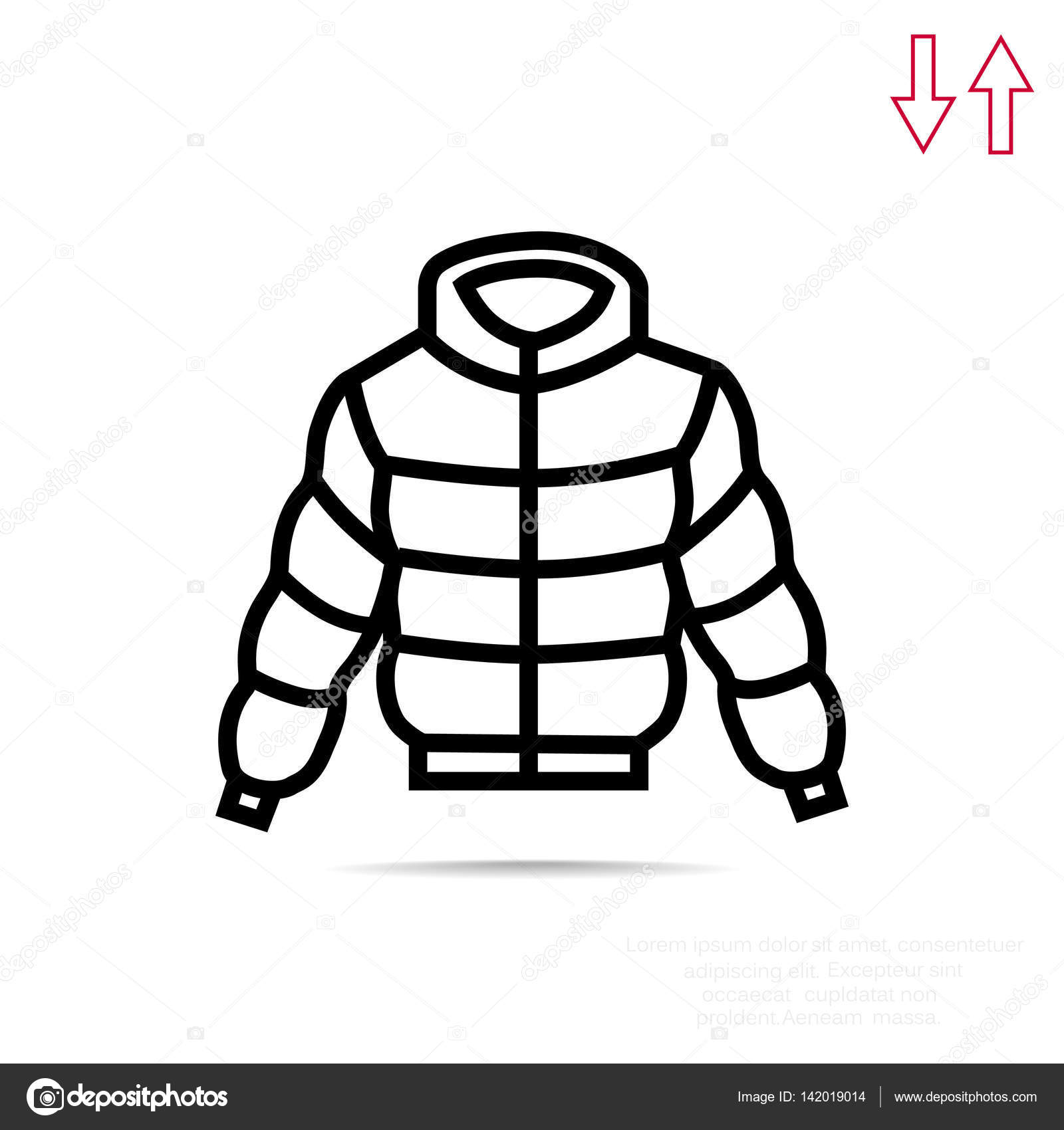 Download Winter jacket icon — Stock Vector © LovArt #142019014