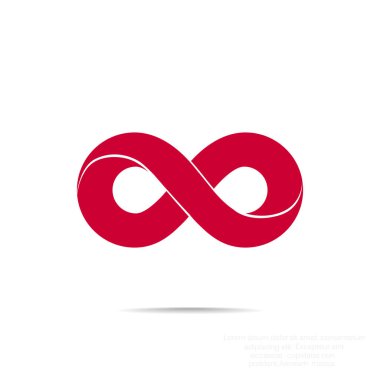 Sonsuzluk sembolü web simgesi 