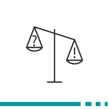 Adalet basit web simgesi ölçekleri