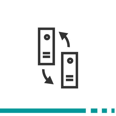 Bilgi değişimi simgesi