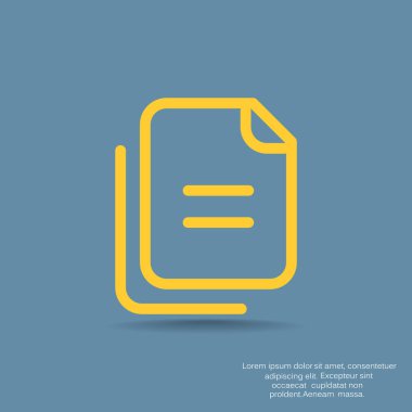 Dosyaları veya belgeleri web simgesi