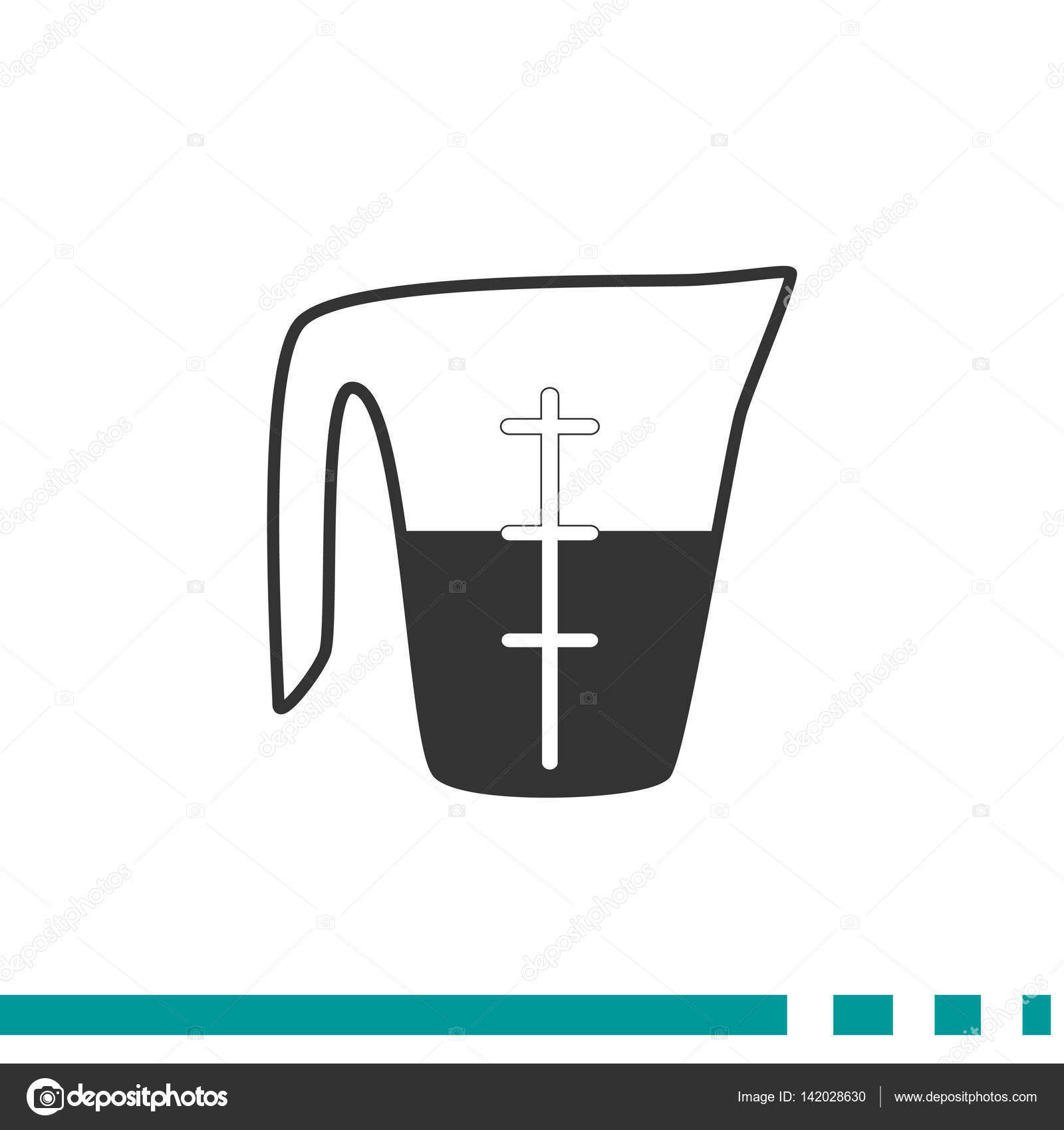 Messbecher Mit Liquid Symbol Stockvektor C Lovart 142028630
