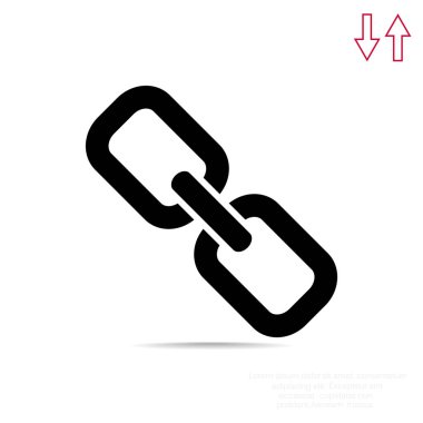 basit zincir simgesi