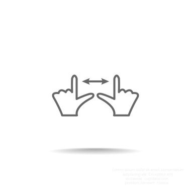 Dokunmatik ekran web simgesi