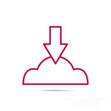 bulut depolama simgesi