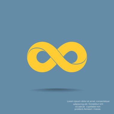 Sonsuzluk sembolü web simgesi 