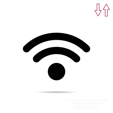 WiFi basit simgesi
