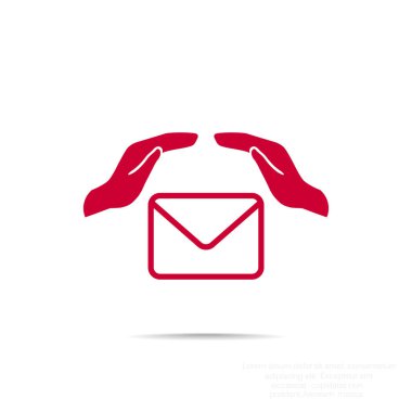 Zarf el web simgesi ile