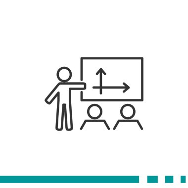 iş büyüyen grafik sunum simgesini