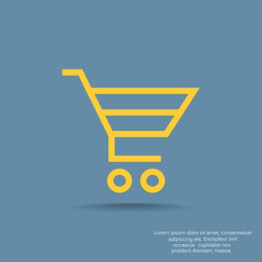 alışveriş sepeti web simgesi