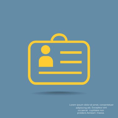 Belge belirleyici kimlik web simgesi