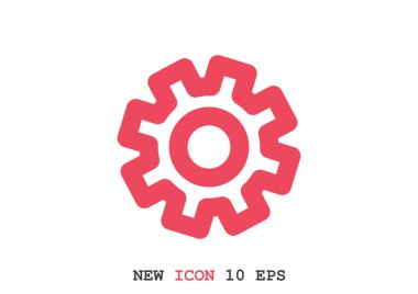 Tek yönlü dişli basit simgesini