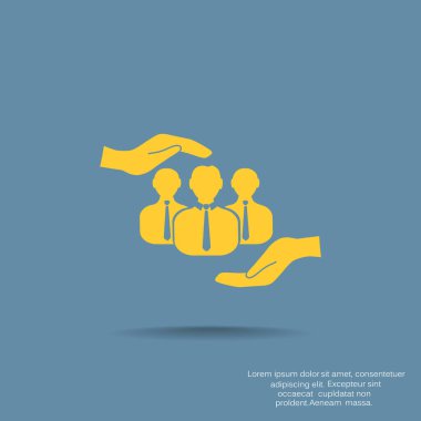 İnsanlar ve eller grup