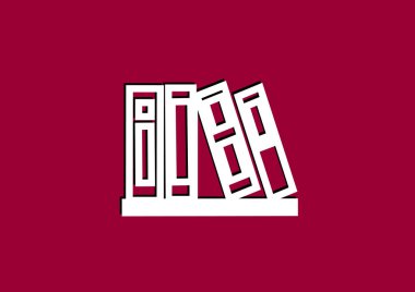 Kitap yığını simgesi